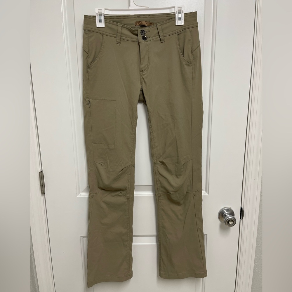 Prana Halle II Outdoor Hiking Camping Pant khaki size 4